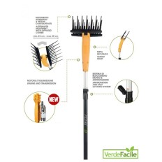 Abbacchiatore Elettrico a Batteria VOLPI Olytech Dualcomb 355 SP 13 Rebbi
