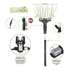 Abbacchiatore Elettrico a Batteria VOLPI Olytech 655 SP Lithium Plus