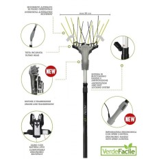 Abbacchiatore Elettrico a Batteria VOLPI MITHO 855 XL Lithium Plus