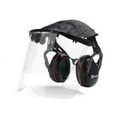 Cuffie protettive Husqvarna con visiera in perspex