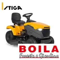 Trattorino tagliaerba Stiga Tornado 398: potenza e precisione per un prato perfetto