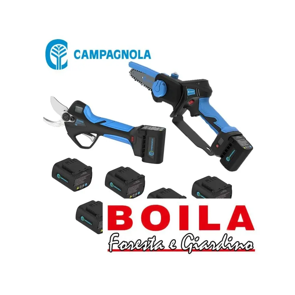 Kit Campagnola: Forbice Elettrica Cordless Stark M Ø32mm e Potatore T Cat M – Taglia con precisione e facilità