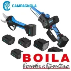 Kit Campagnola: Forbice Elettrica Cordless Stark L Ø37mm e Potatore Elettrico T-Fox