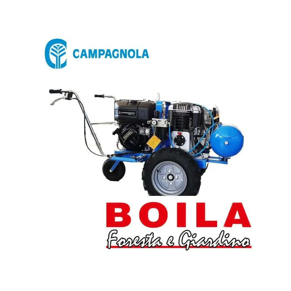 Motocompressore campagnola mc 950 semovente diesel – kohler kd15LD350 – avviamento elettrico: Potente compressore diesel con avv