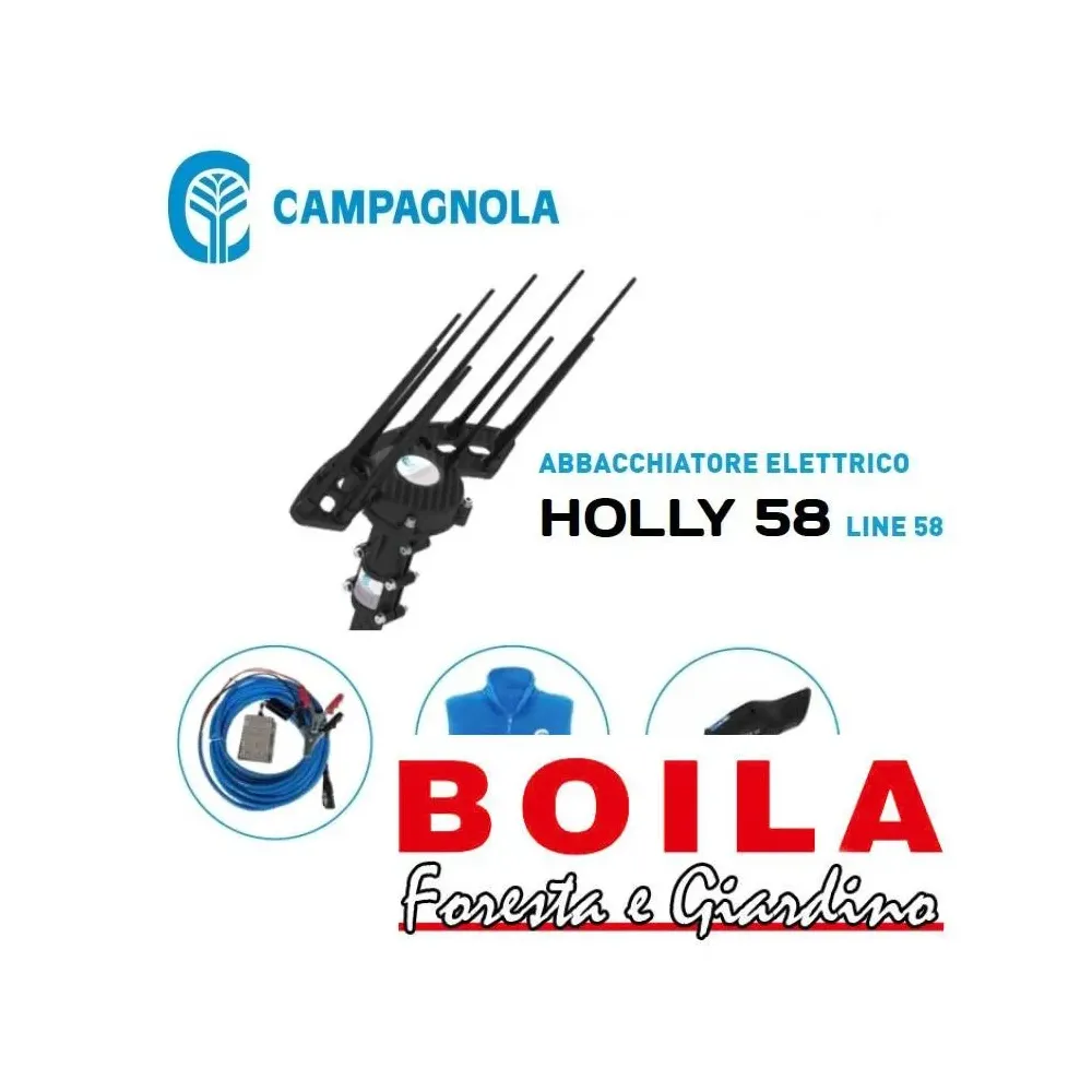 Kit raccolta elettrico: abbacchiatore Campagnola Holly 58 – Massimizza la visibilità sui motori di ricerca con un titolo SEO ott